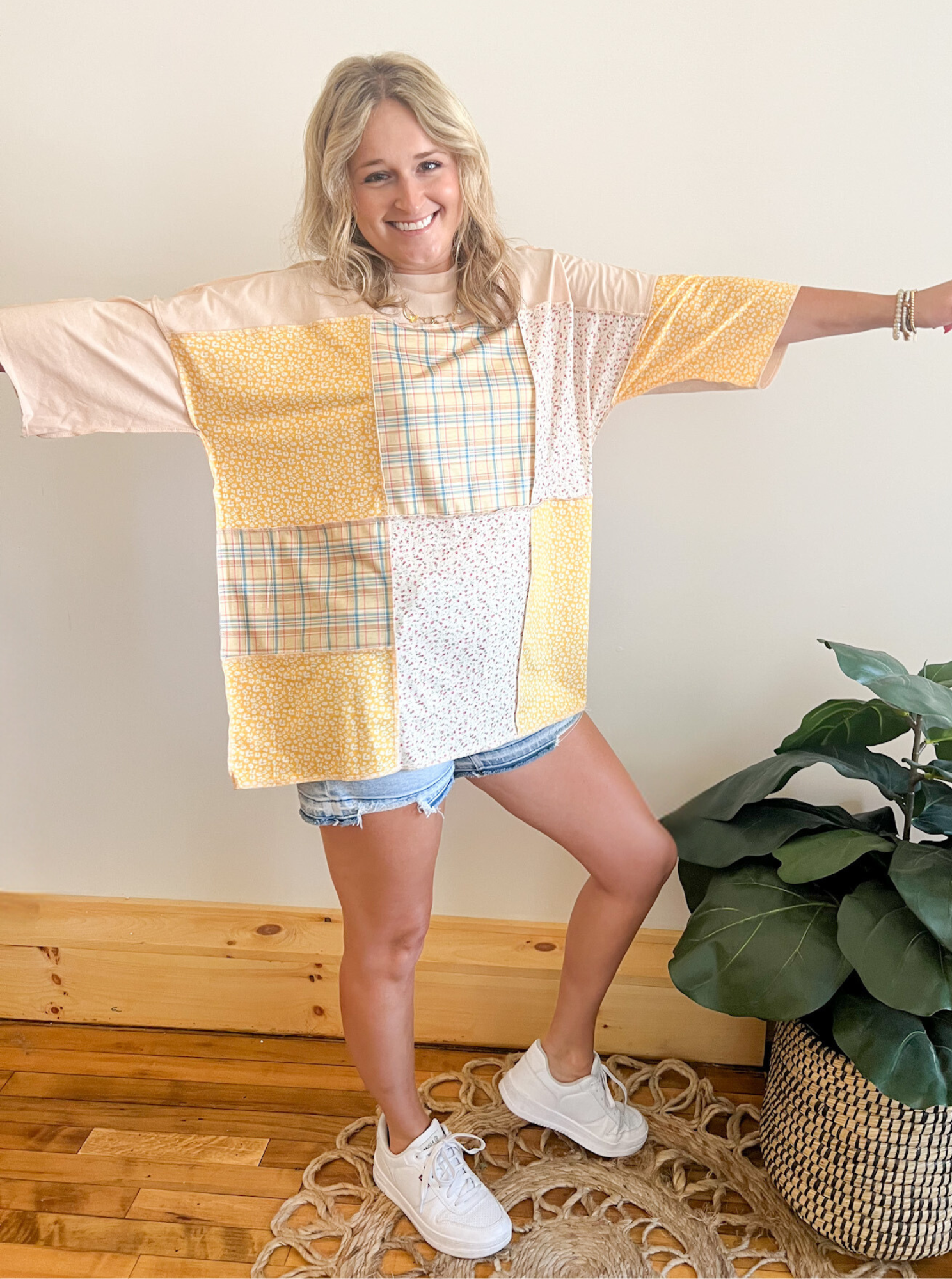 Ali Patchwork Top