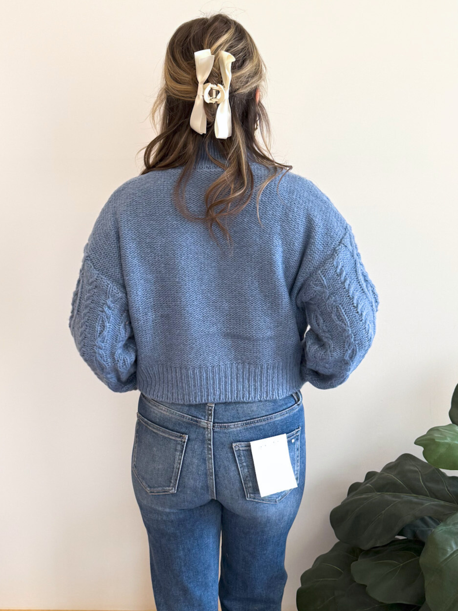 Holly Cable Knit Sweater - Collective Rose