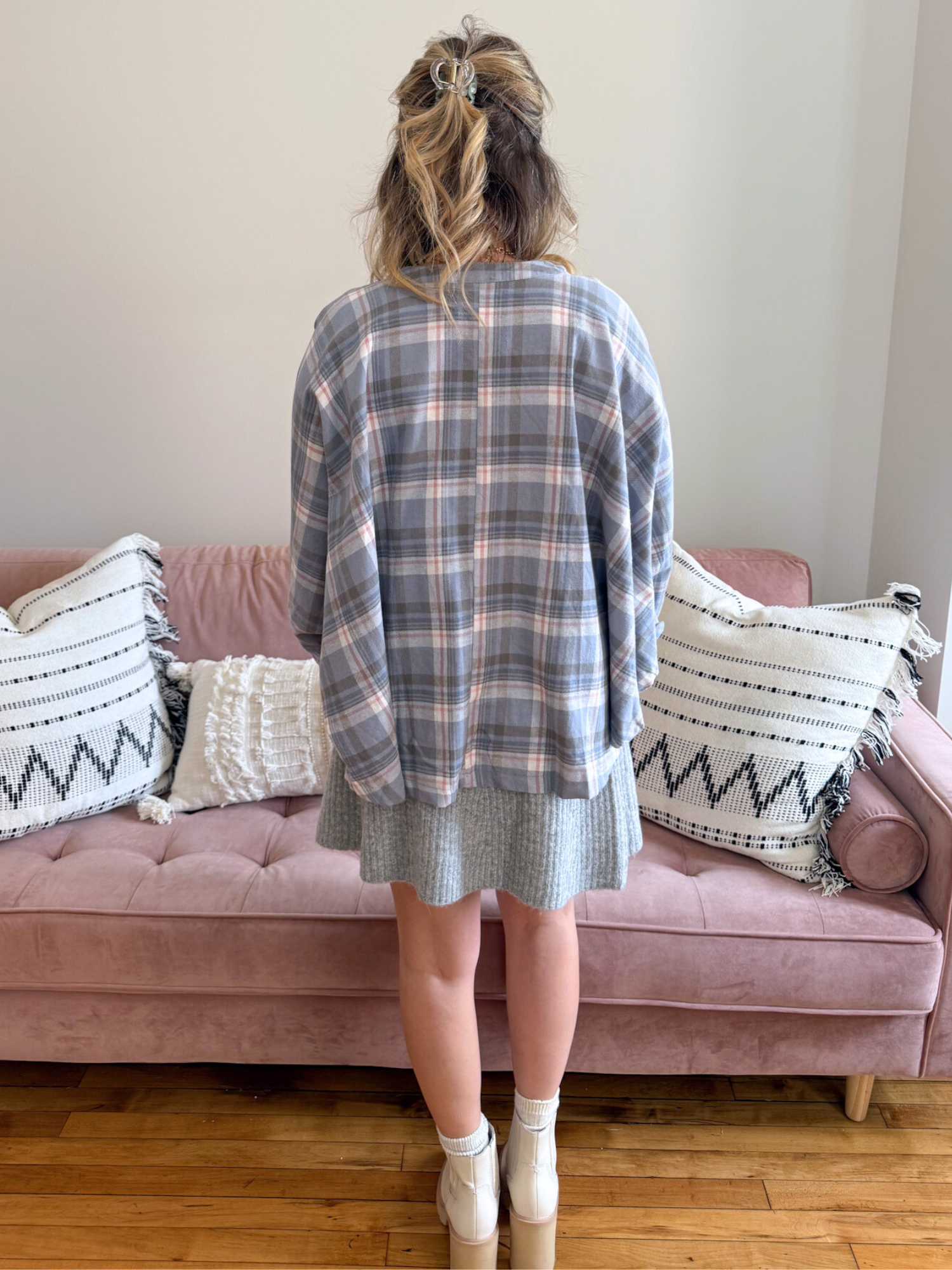 Jayne Plaid Button Down - Collective Rose