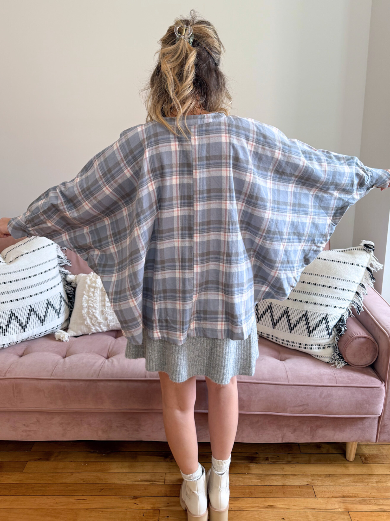 Jayne Plaid Button Down - Collective Rose