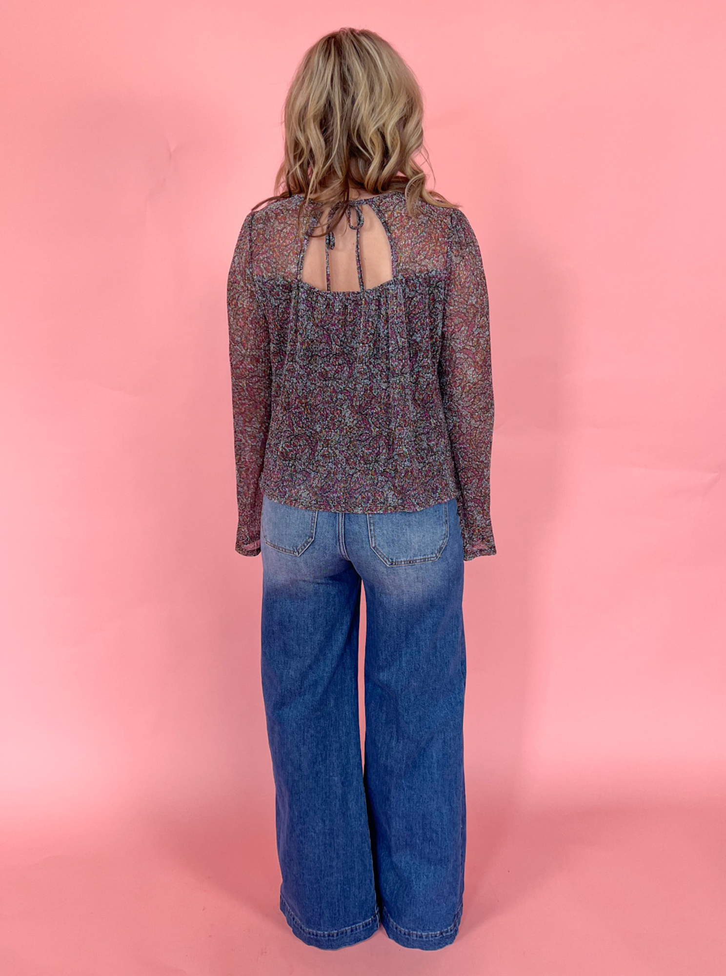 High Rise Wide Leg Denim - The Collective Rose