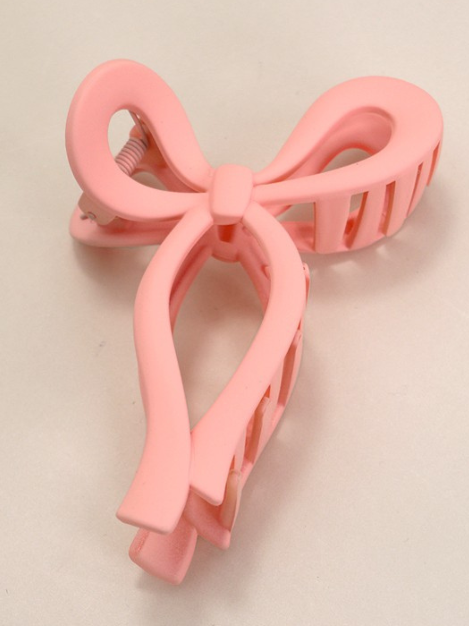 Matte Bow Hair Claw Clip