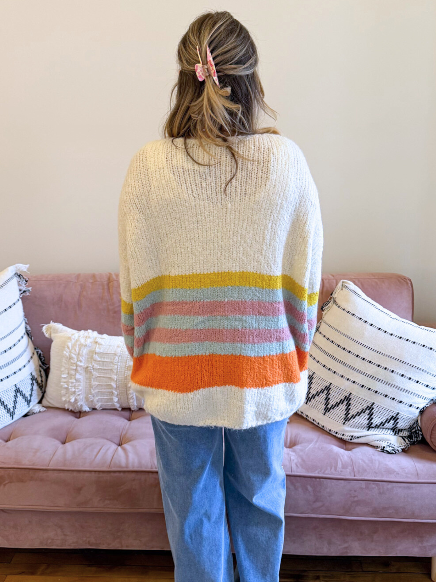 Emilie Striped Cardigan