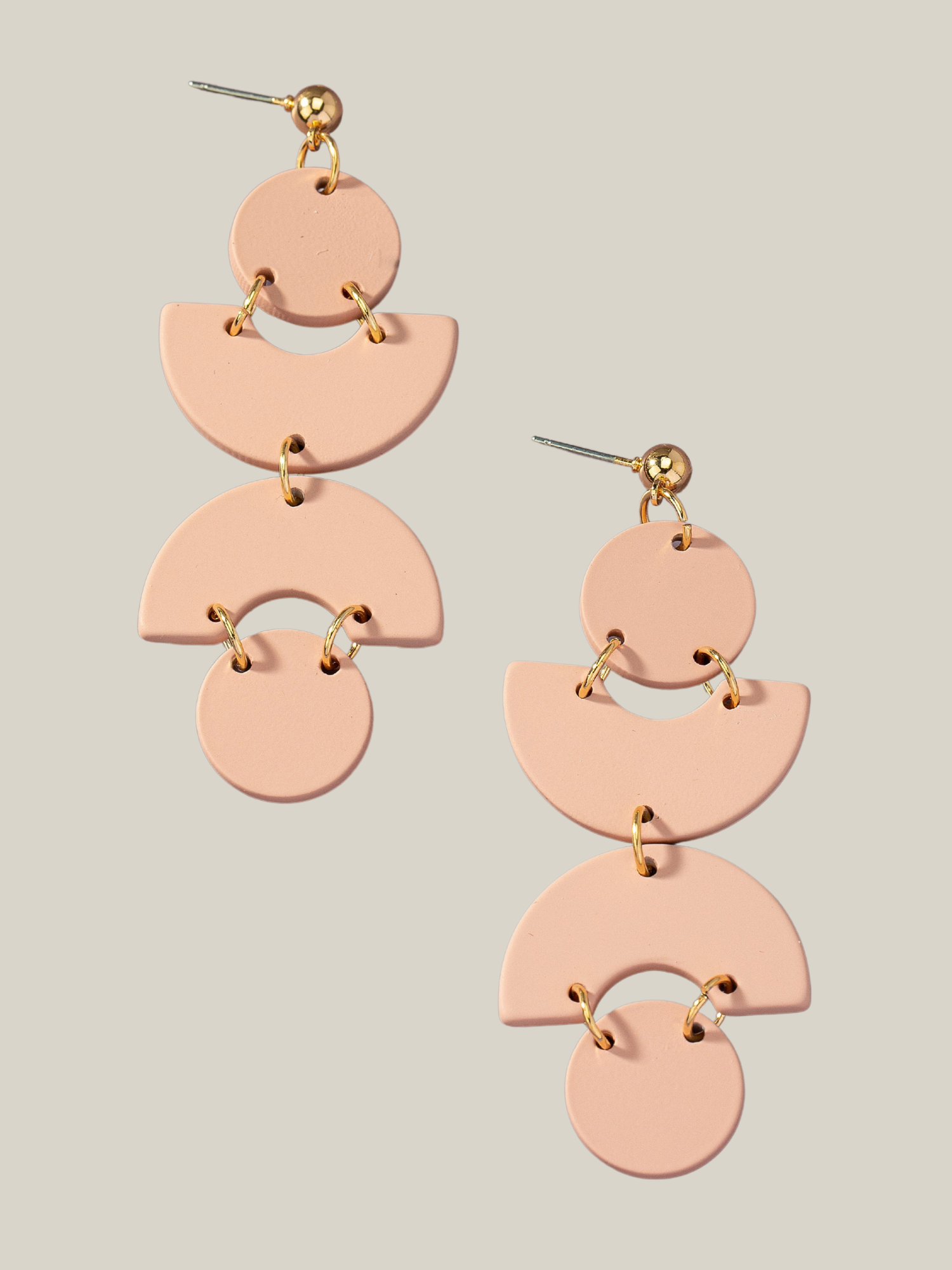 Geo Drop Earrings - The Collective Rose