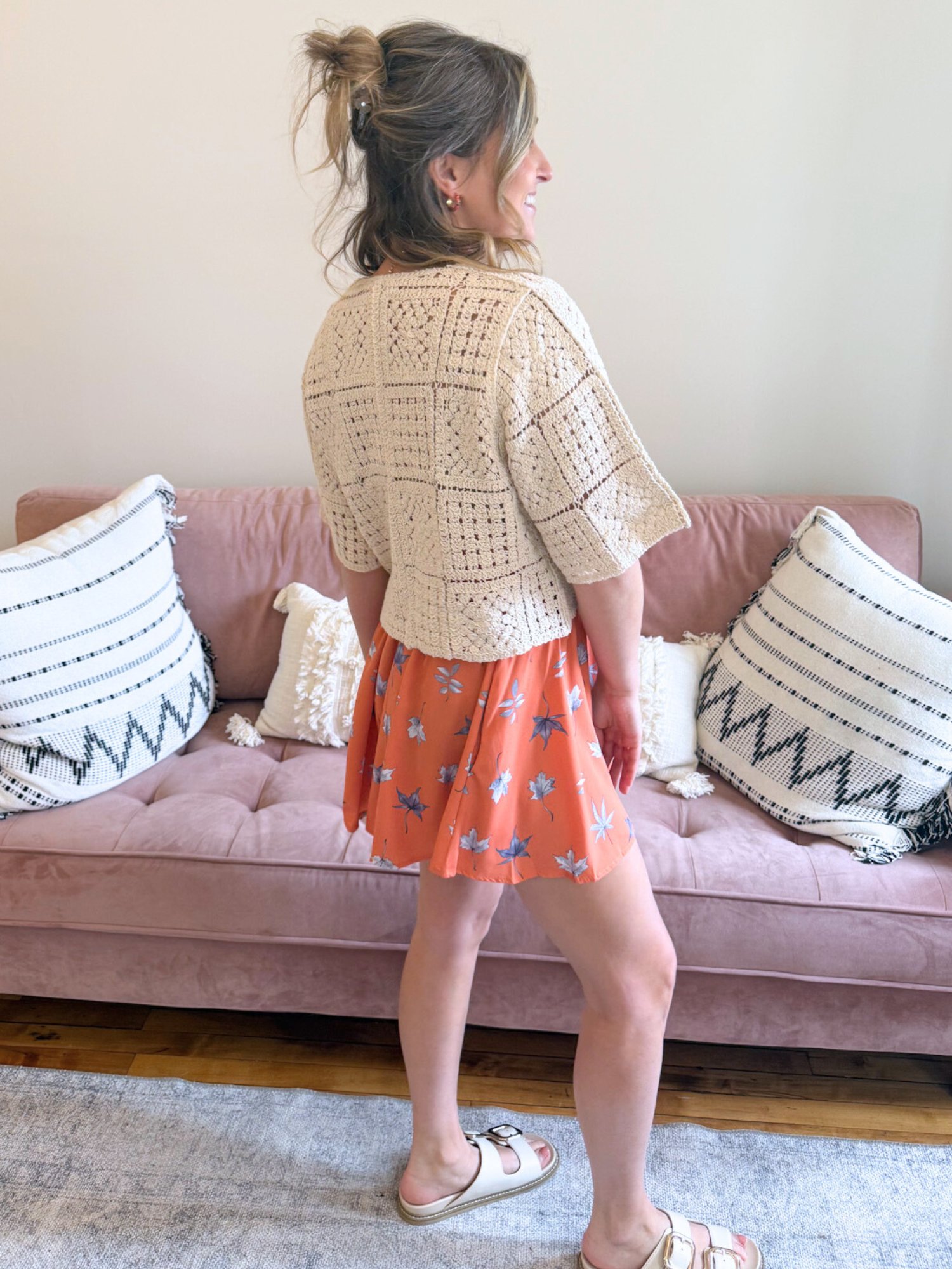 Caelynn Crochet Cardi - The Collective Rose