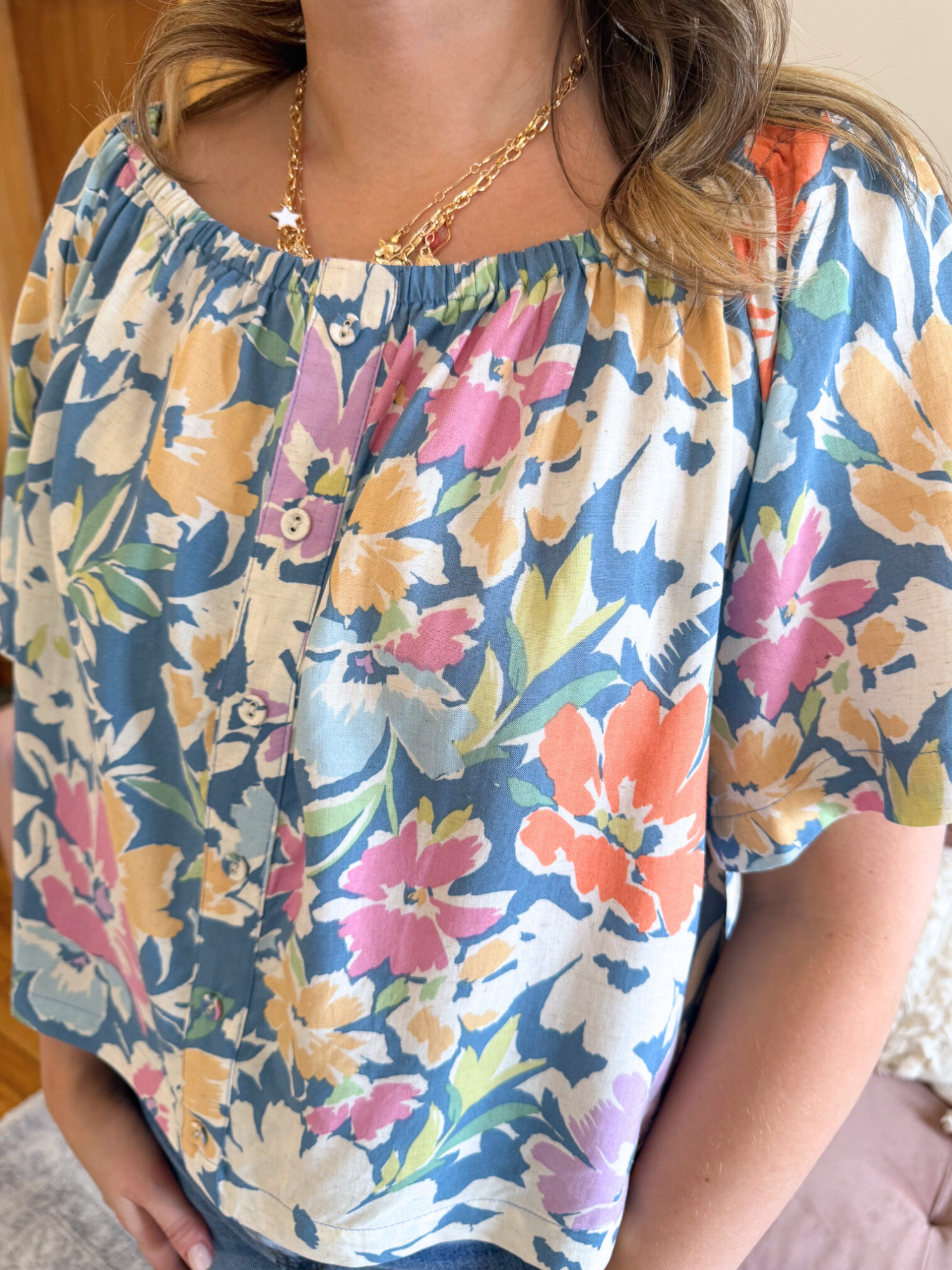 Kennedy Floral Blouse - The Collective Rose