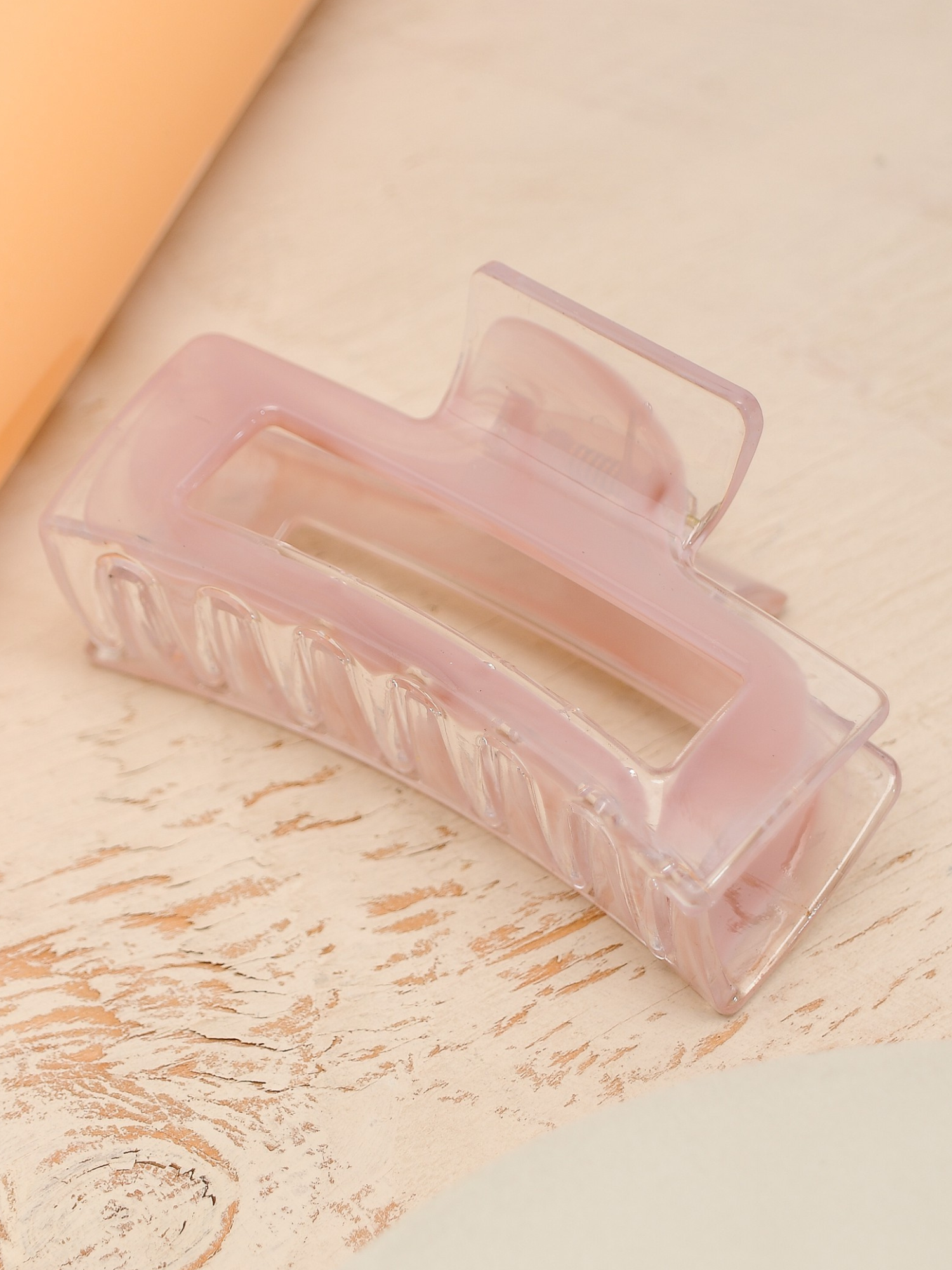 Watercolor Rectangle Hair Claw Clip - The Collective Rose