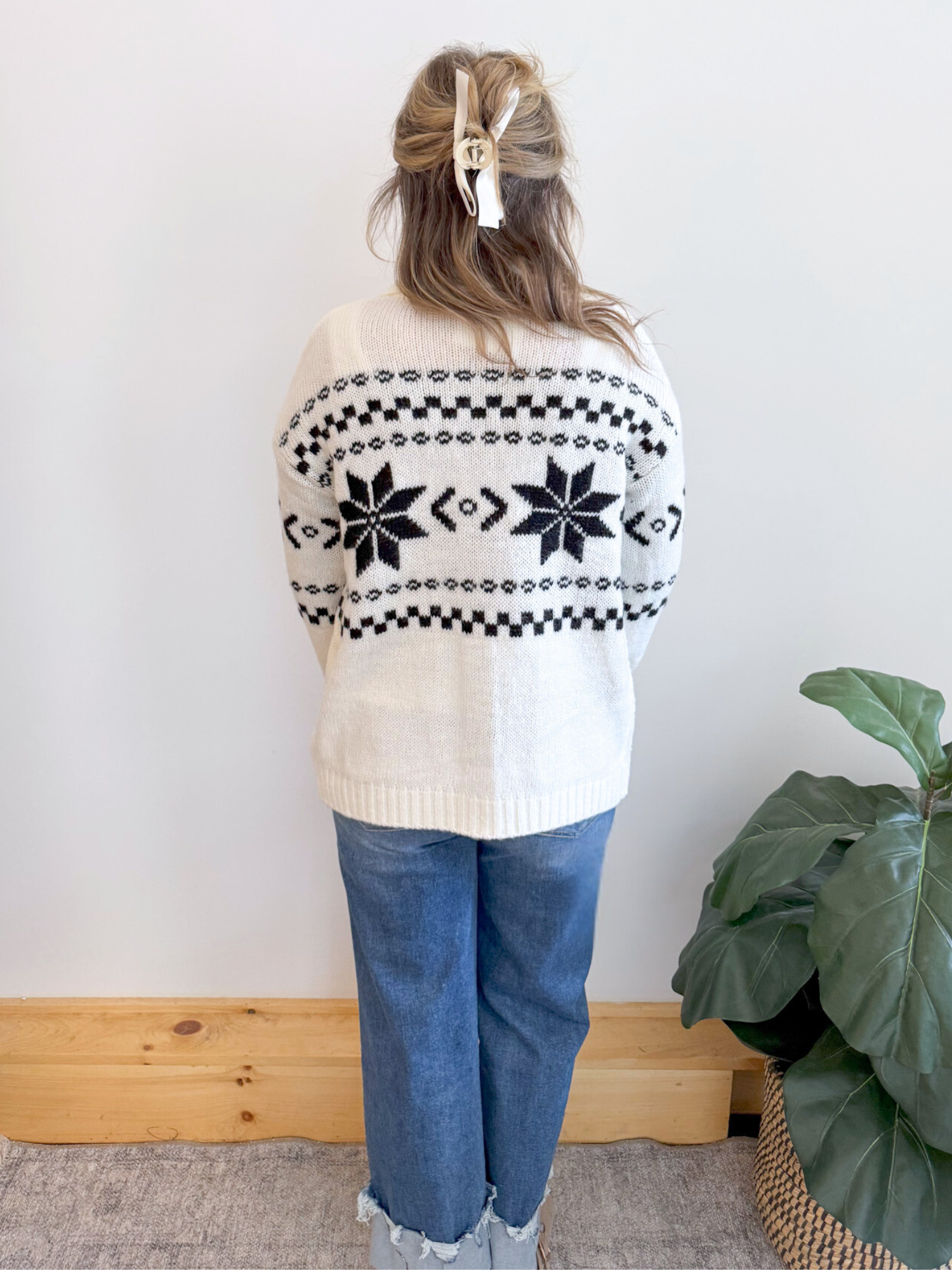 Wren Nordic Cardigan - Collective Rose