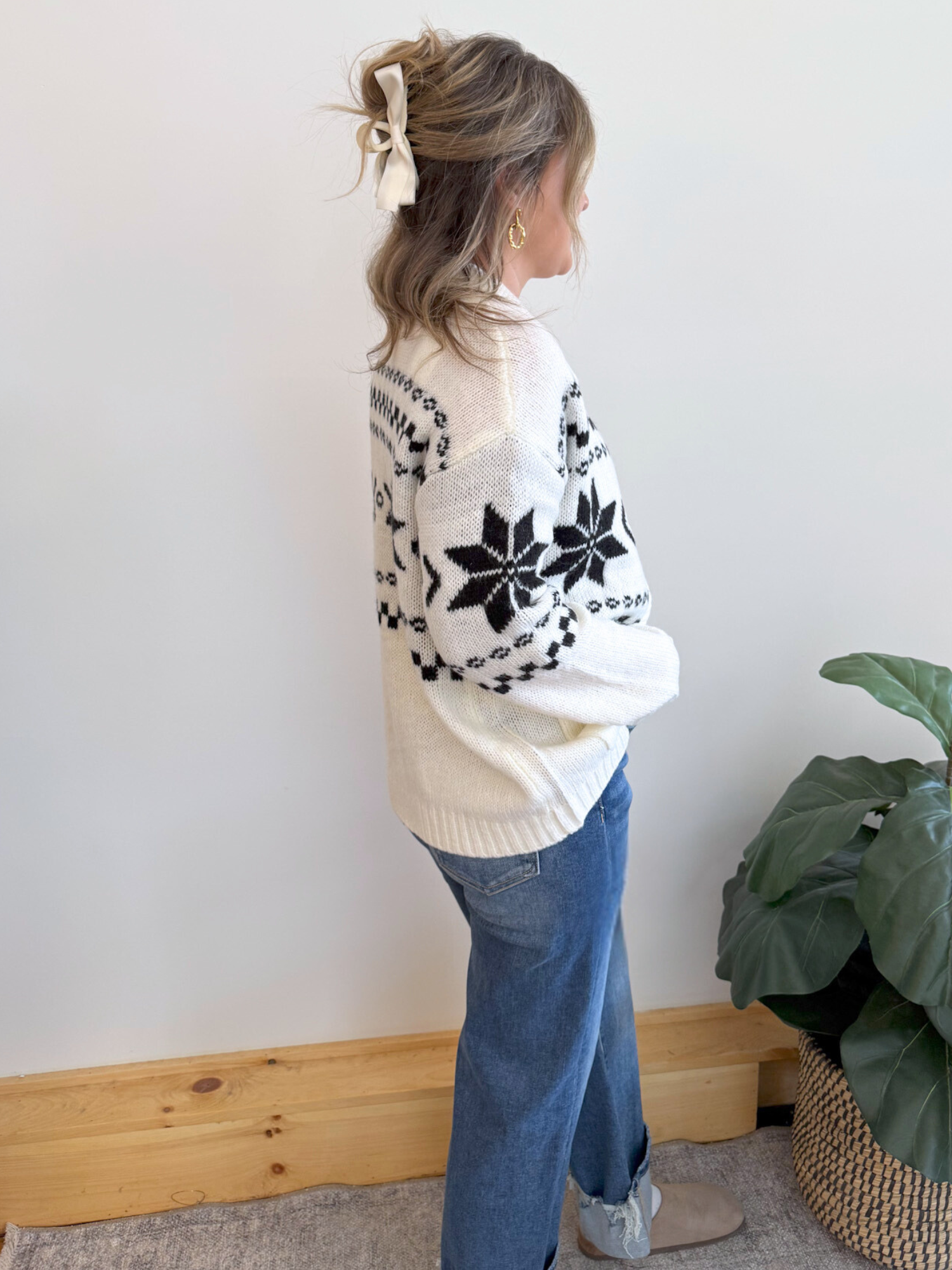 Wren Nordic Cardigan - Collective Rose